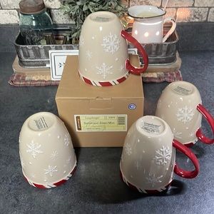 LONGABERGER SNOWFLAKE JUMBO MIGS